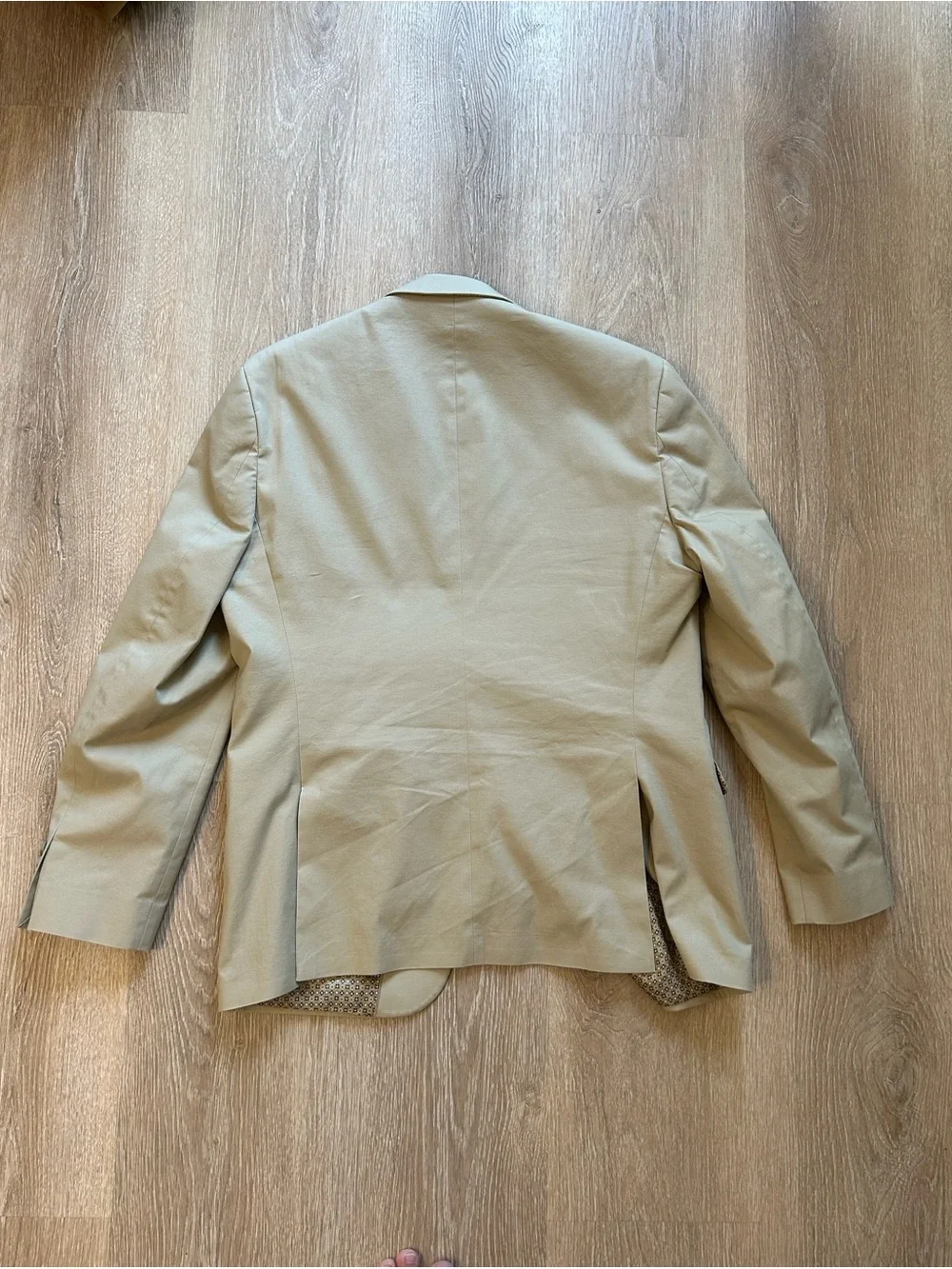 Bar III Tan Cotton Stretch Slim Suit 42R 34x32